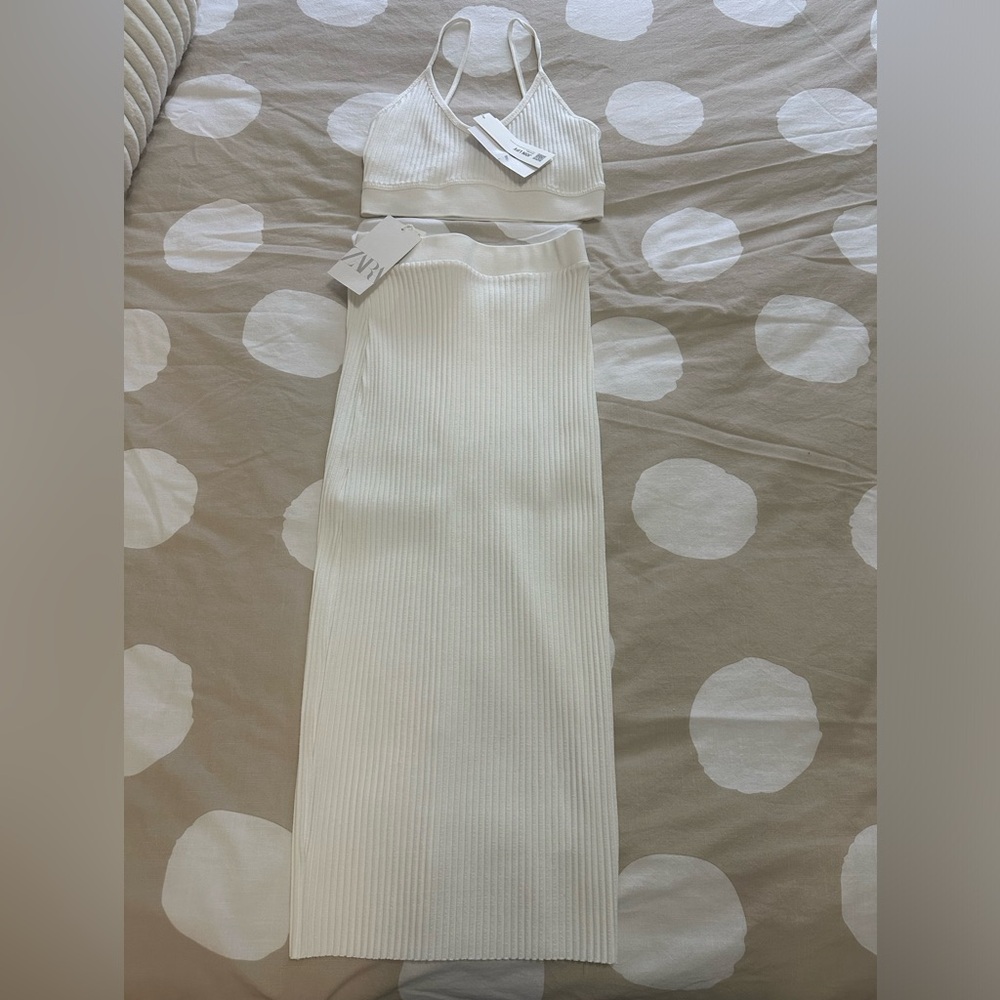 FITTED ZARA MATCHING SKIRT SET